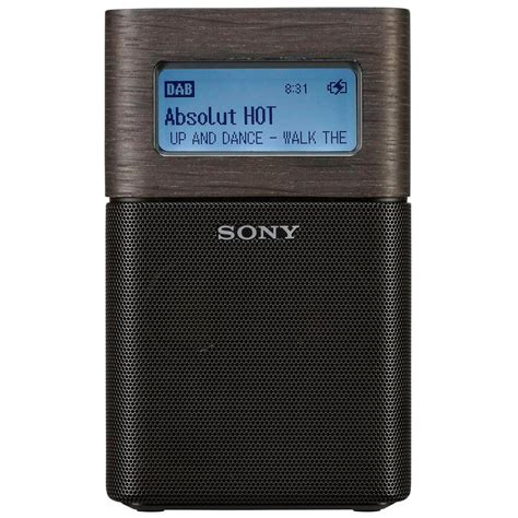 Sony Xdr V Btdb Radio Black Techinn