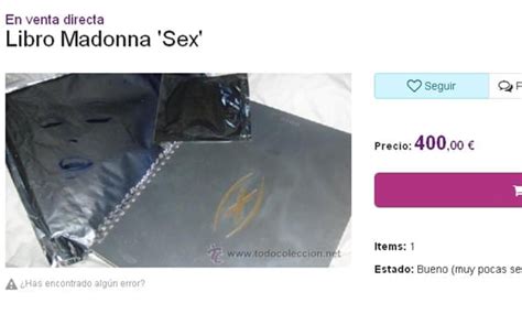 Qué valor puede tener este libro Sex De Madonna Libros y Literatura Todoexpertos