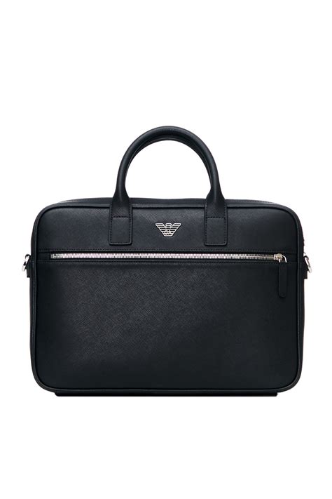 Emporio Armani мужская сумка из искусственной кожи черный цвет, размер ...