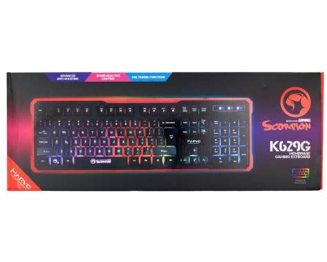 Tastatura Gaming Membrana Marvo Scorpion K629g Rgb ️