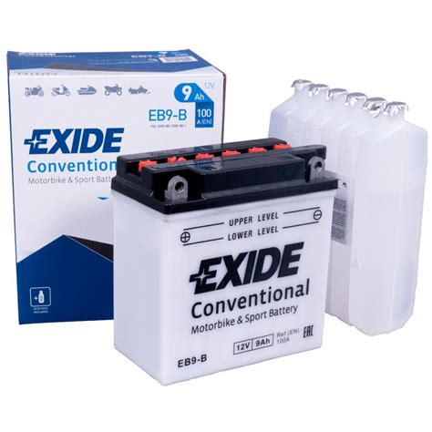 Moto Akumulator Exide EB9 B 12V 9Ah Akumulatorji Za Motorna Kolesa