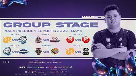 Group Stage Mobile Legends Day Piala Presiden Esports