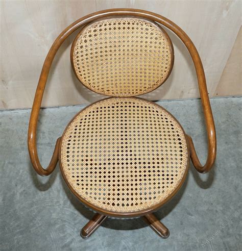 Six Thonet Model 5501 Swivel Bergère Chairs Antiques Atlas