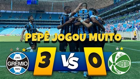 GrÊmio 3 X 0 Juventude Melhores Momentos E Gols Youtube