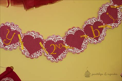 Pinkalicious Inspired Paintchips And Cupcakes