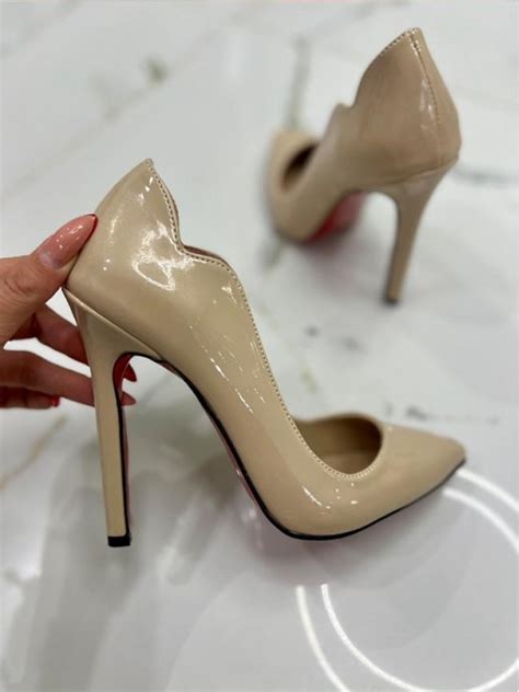 Обувки Karina Nude Shine