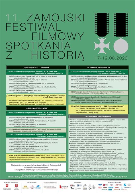 Zamojski Festiwal Filmowy Spotkania Z Histori Publikujemy