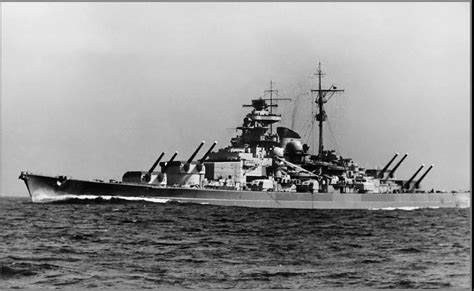 Dkm Tirpitz Second Of Two Bismarck Class Battleships Built For