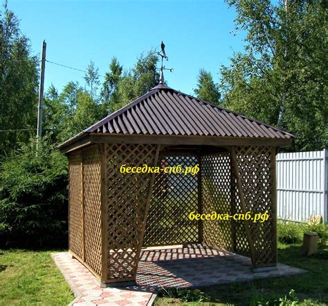 Купить беседку от производителя в СПБ - у нас есть дешевые беседки!