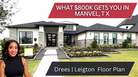 Drees New Construction Home Tour Manvel Tx Leighton Model