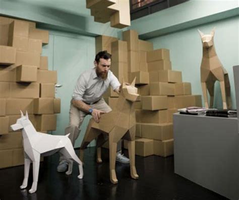 + TrendLex: Recycled Interiors - Shipping Boxes Turned Into Art