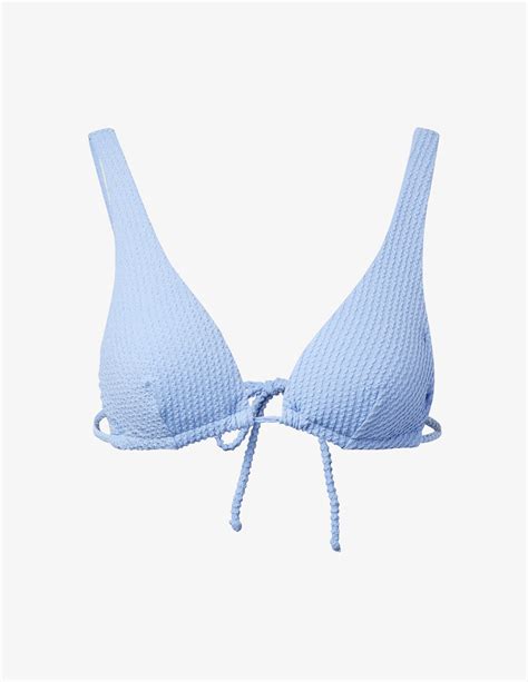 Acquista Sundek Top Bikini A Triangolo Azzurro Su Rinascente