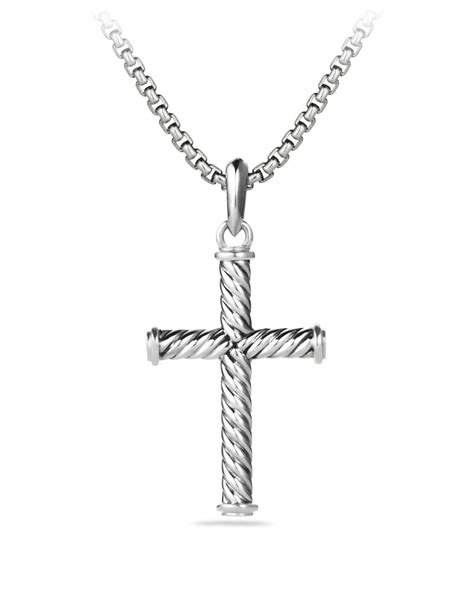 cross chains men silver 1