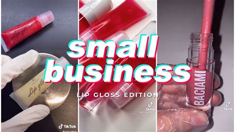 Lip Gloss Small Business A Satisfying Tiktok Compilation 1 Youtube