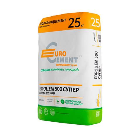 Портландцемент Евроцемент, Евроцем 500 Супер 50 кг купить в Москве