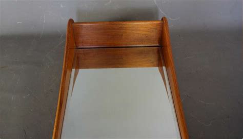 Mid Century Teak Hall Mirror With Shelf Latest Stock Art Furniture