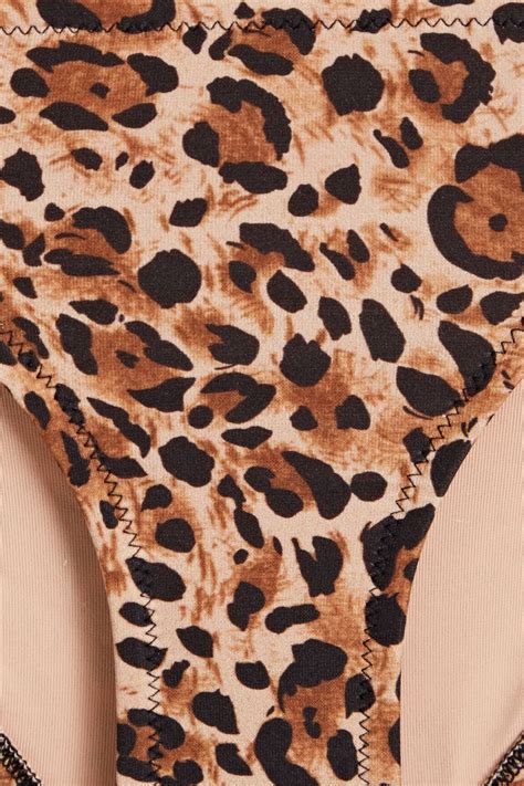 Melissa Odabash Mykonos Leopard Print Low Rise Bikini Briefs The Outnet
