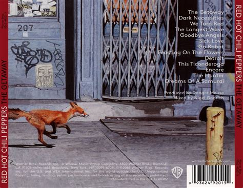 Classic Rock Covers Database Red Hot Chili Peppers The Getaway