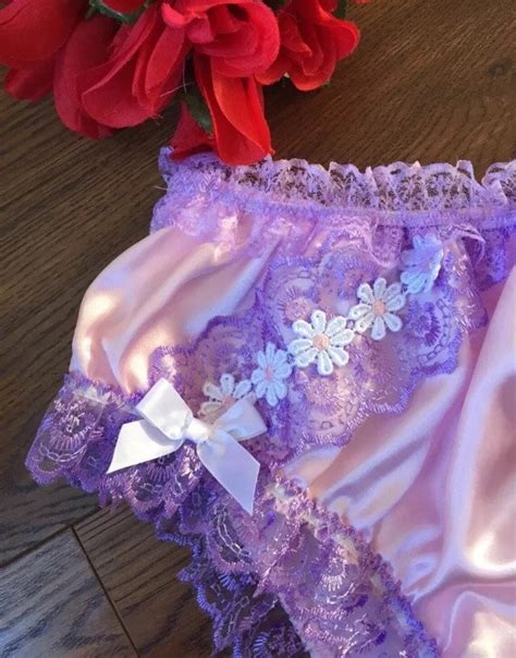 Baby Pink Satin Sissy Knickers Softly Silky Bikini Panties Etsy Australia