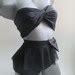 High Waisted Bow Bikini Bottom Scrunch Butt Belt Bow Twisted Etsy