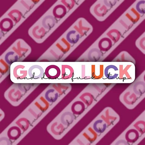 Rupaul S Drag Race Good Luck And Don T Fuck It Up Holographic Vinyl