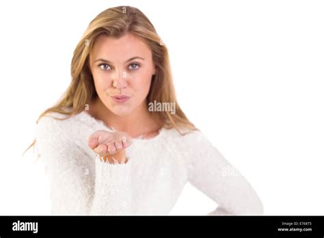 Blonde Blowing Kiss Hi Res Stock Photography And Images Alamy