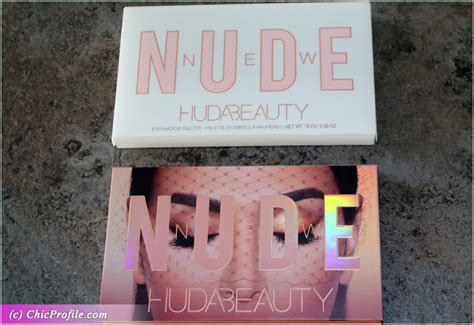 Huda Beauty New Nude Eyeshadow Palette Review Swatches Makeup Look Huda Beauty New Nude