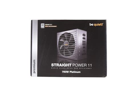 be quiet! Straight Power 11 Platinum 750W Power Supply Unit Review
