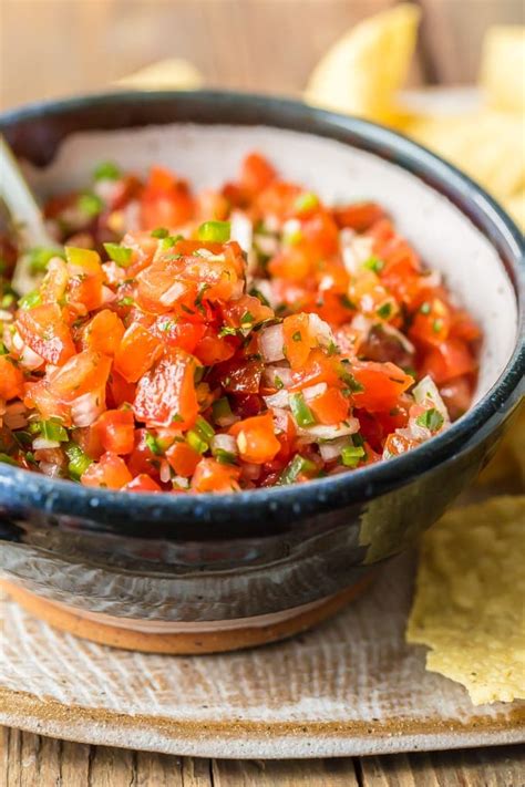 Homemade Pico De Gallo Recipe Salsa Fresca The Cookie Rookie