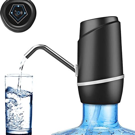 Електрическа помпа за бутилка вода, Vaxiuja, USB зареждане, силиконова ...