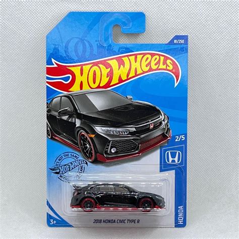 Hot Wheels Honda Civic Type R Black Sports Car Hobbies Toys Toys Games On Carousell
