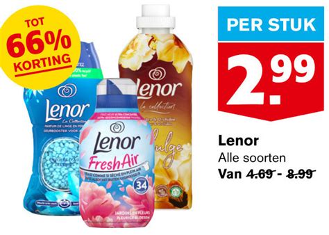 Lenor Wasverzachter Wasmiddel Folder Aanbieding Bij Hoogvliet Details