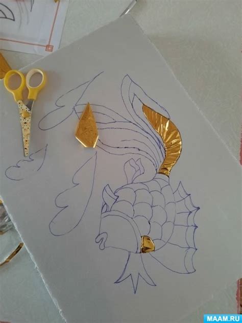 Мастер-класс по изготовлению поделки «Золотая рыбка» в технике ...