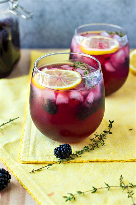 Blackberry Lemon Vodka Punch - CPA: Certified Pastry Aficionado