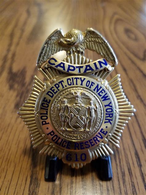 Nypd Captain Badge