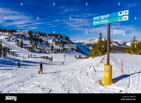 Mammoth Mountain Ski Area Mammoth Lakes California Usa Stock Photo