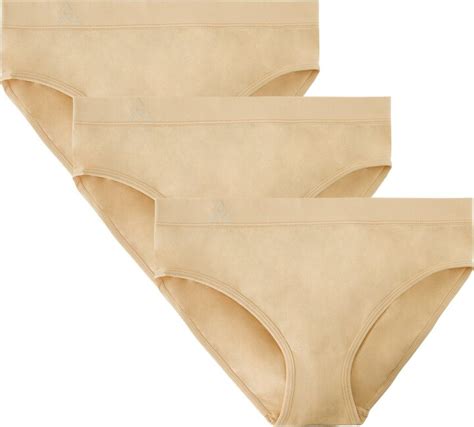 Balanced Tech Women S Seamless Bikini Panties Pack Nude Small ShopStyle Knickers