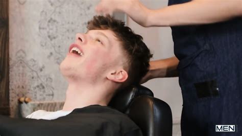 Gay Barber Servicing His Big Dicked Client Cristiano Jake Preston