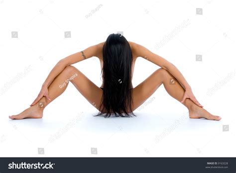 Nude Girl On White Background Stock Photo Shutterstock