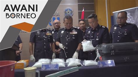 Polis Sarawak Tahan Dua Lelaki Rampas Dadah RM400 000 Di Miri YouTube