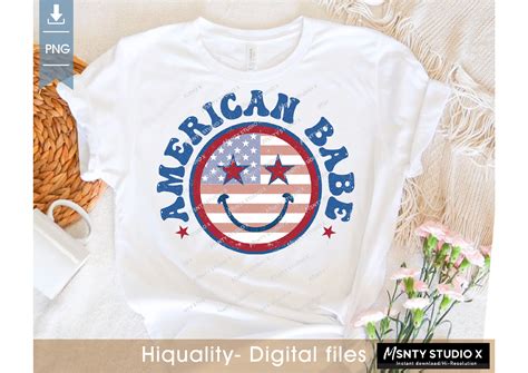 American Babe Png 4th Of July Png USA Graphic By SVG By MsntystudioX Creative Fabrica