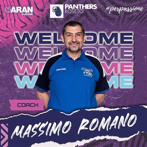 Massimo Romano è il nuovo allenatore delle Panthers Roseto