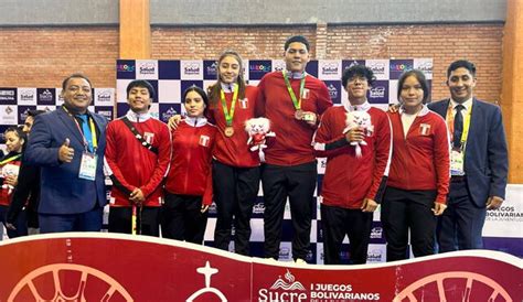 Per Arrasa Con Medallas En Los Juegos Bolivarianos De La Juventud