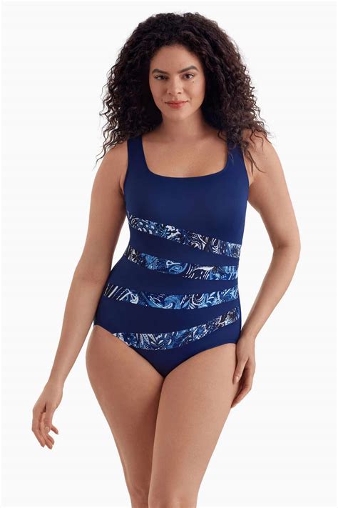 Longitude Fan Tank Long Torso One Piece Swimsuit Coolangata – Longitude