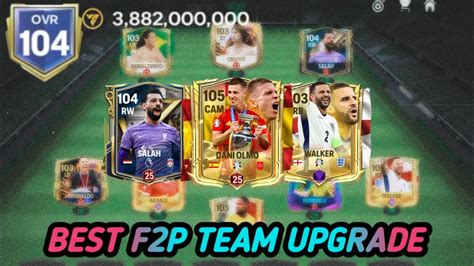 WE HAVE REACHED 104 OVR F2P IN FC MOBILE 24 BEST F2P TEAM IN FC MOBILE