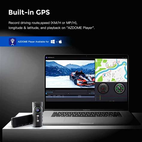 AZDome M550 Pro 3CH 4K Wifi GPS 64gb dashcam - AZDome.nl