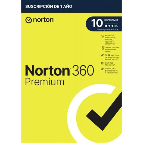 Nortonlifelock 360 Premium Antivirus Security Base Español 1 Licencia