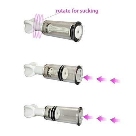 Rotating Nipple Sucker Enlarger Clit Pussy Pump Vacuum Stimulate Sex Toys BDSM EBay