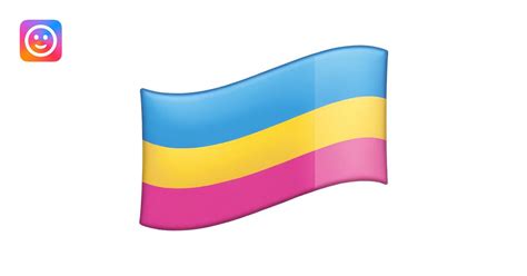 Pansexual flag emoji | AI Emoji Generator