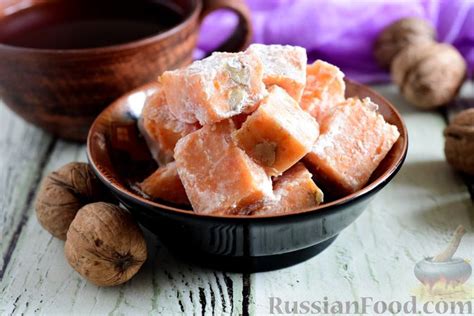 Рецепт: Рахат-лукум из моркови на RussianFood.com